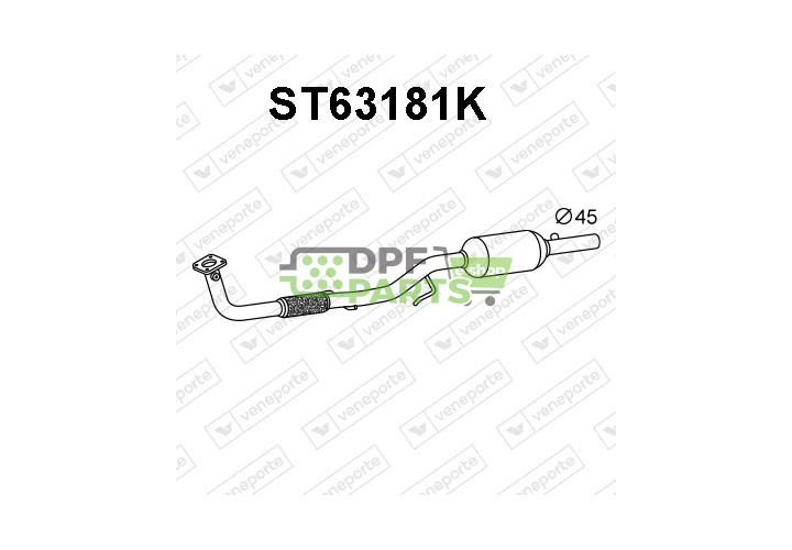 Katalizator SEAT / SKODA / VOLKSWAGEN - 6Q0254501BX 6Q0254501EX 6Q0254501HX