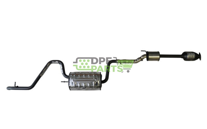 Układ tłumików z katalizatorem Hyundai i30 1.6 GDi 
