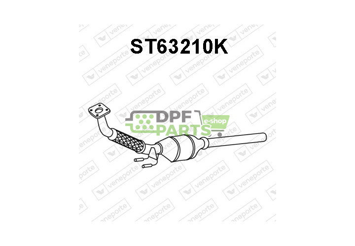 Katalizator SEAT / SKODA / VOLKSWAGEN - 600253058V 600253058X 6Q0253058X