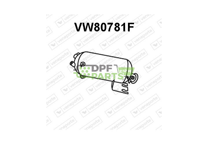 Filtry pevných částic DPF VOLKSWAGEN - 7H0254700HV 7H0254700HX 7H0254700JX