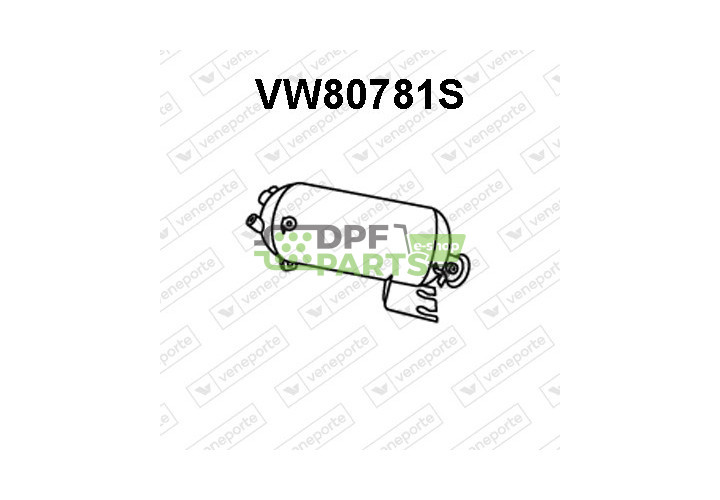 Filtry pevných částic DPF VOLKSWAGEN - 7H0254700HV 7H0254700HX 7H0254700JX