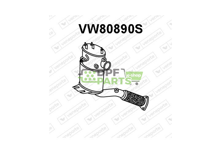 Filtry pevných částic DPF SEAT / VOLKSWAGEN - 7N0253053BX