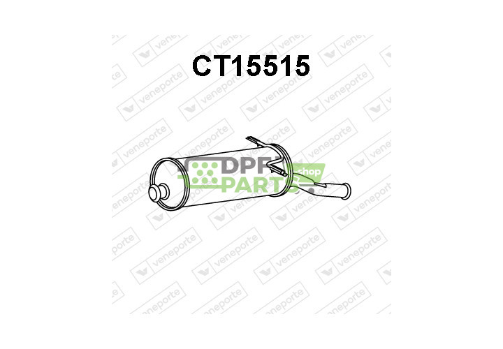 Tlumič CITROËN - 1726TC 1726WR 9809852780