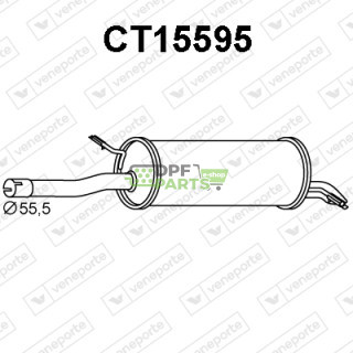 Tlumič CITROËN - 1726KR 1726LH 1726RS