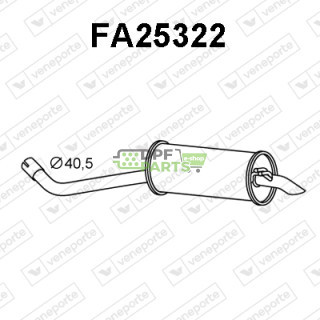 Tlumič FIAT - 46454339 46472293 71716105