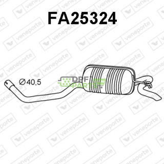 Tlumič FIAT - 46417821 46444035 46480453
