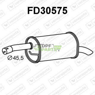 Tlumič FORD / MAZDA - 1140459 1201311 1221222