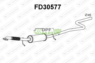 Tlumič FORD / MAZDA - 1140451 1141451 1144512