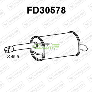 Tlumič FORD / MAZDA - 1140462 1141308 1151165