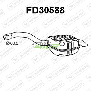 Tlumič FORD / VOLVO - 1405605 1405615 1440319