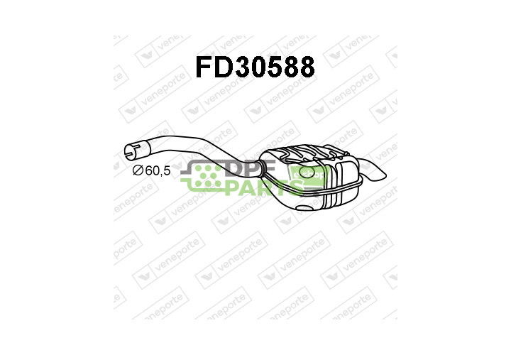Tlumič FORD / VOLVO - 1405605 1405615 1440319