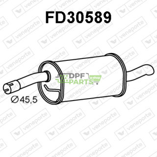 Tlumič FORD - 1207458 1221221 1230562
