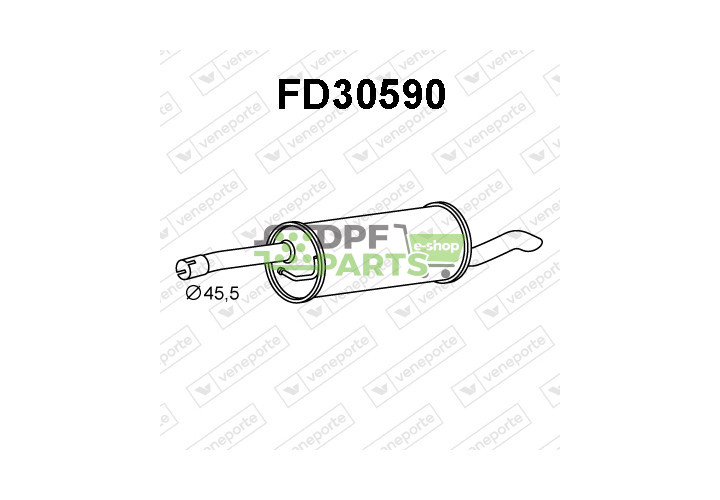 Tlumič FORD - 1207460 1230564 1317002