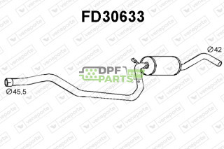 Tlumič FORD - 1018852 1030391 1030409