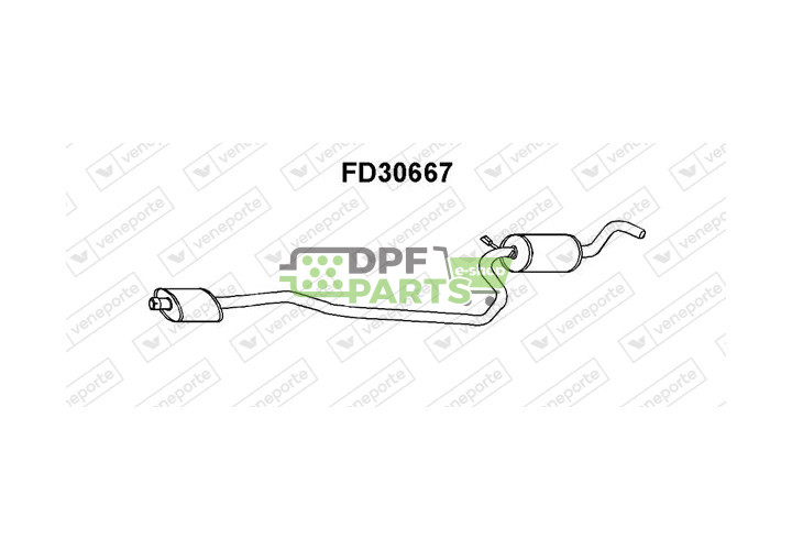 Tlumič FORD - 1460175 5026797 6189450