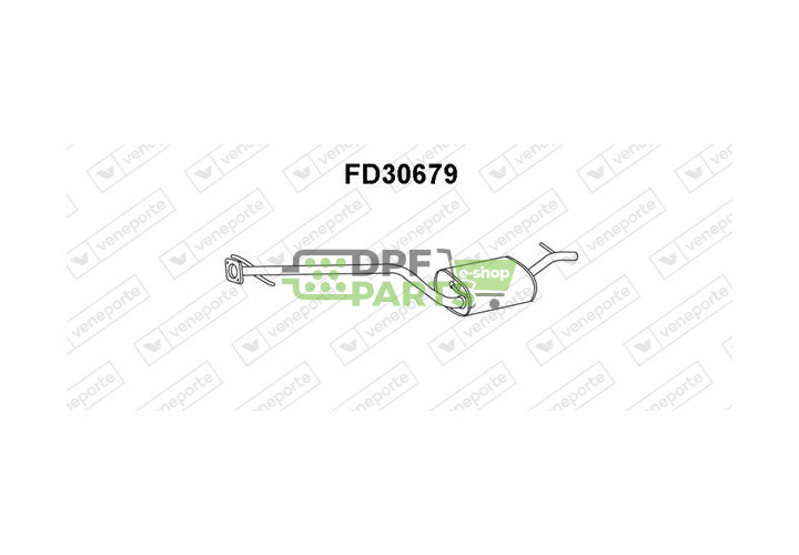 Tlumič FORD - 1067790 1121573 1341341