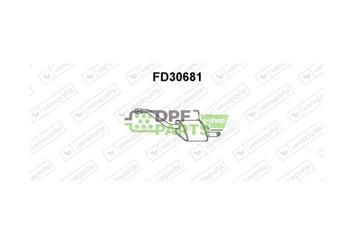 Tlumič FORD - 1067724 1067732 1121698