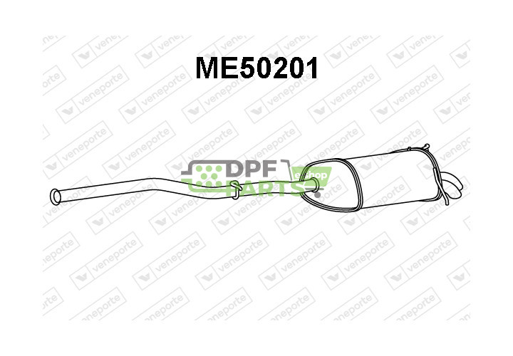 Tlumič MERCEDES - 2034901421 2034907121 2094902421