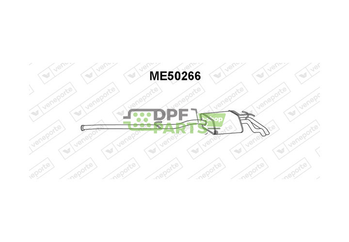 Tlumič MERCEDES - 2104903821