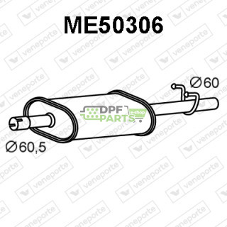 Tlumič MERCEDES - 6904907719 6904907819 9014901819