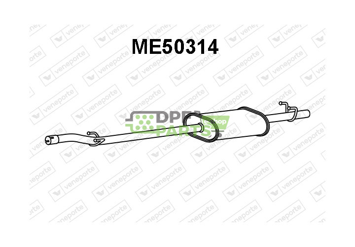 Tlumič MERCEDES - 6904907719 6904907819 9014902619