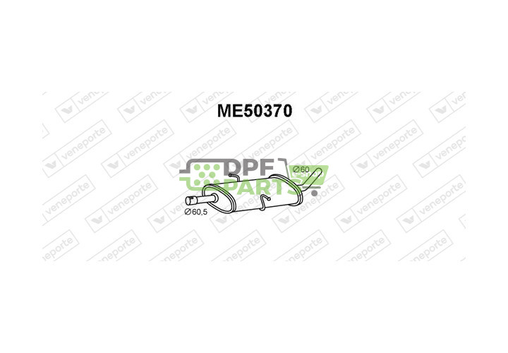 Tlumič MERCEDES - 1694900022