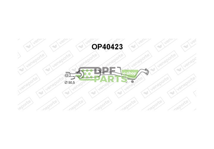 Tlumič OPEL / VAUXHALL - 24423015 5852069 5852109