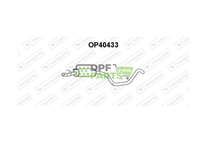 Tlumič OPEL / VAUXHALL - 5852817 5852963 852009
