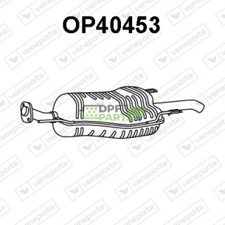 Tlumič OPEL / VAUXHALL - 13183204 13183205 13183206