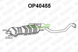 Tlumič OPEL / VAUXHALL - 24436127 5852072 5852132
