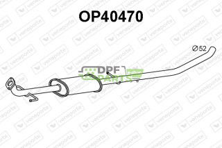 Tlumič CHEVROLET / OPEL / VAUXHALL - 42490988 42663968 854712