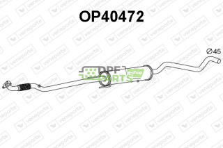 Tlumič OPEL / VAUXHALL - 13126159 13139864 13204580
