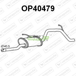 Tlumič OPEL / VAUXHALL - 24430562 5852149 