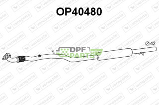Tlumič OPEL / VAUXHALL - 13204576 24430559 5852147