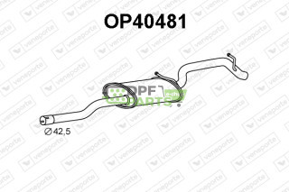 Tlumič OPEL / VAUXHALL - 24430558 5852146 
