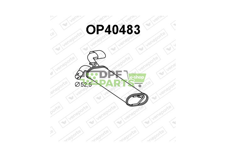 Tlumič OPEL / VAUXHALL - 42663970 863032 863111