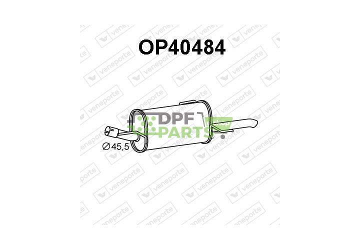 Tlumič OPEL / VAUXHALL - 24422986 5852062 5852091