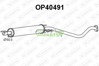 Tlumič OPEL / VAUXHALL - 24415152-CONF. 24423017-CONF. 24423018-CONF.