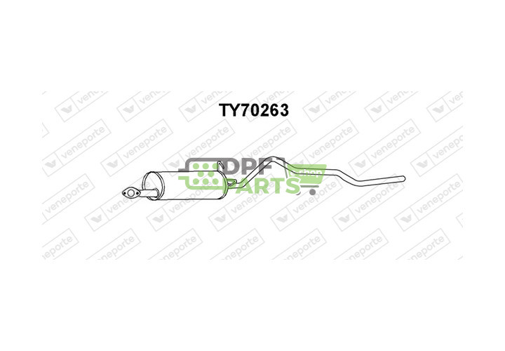 Tlumič TOYOTA - 1743054150 1743054151 1743054160