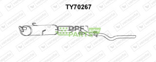 Tlumič TOYOTA - 1743071060 174307106083 1743071061