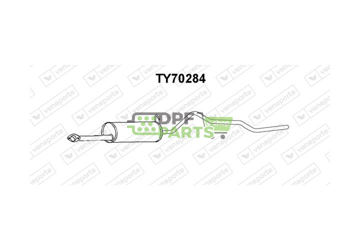 Tlumič TOYOTA - 1743054170  