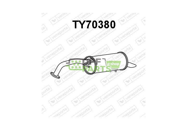 Tlumič TOYOTA - 174300J010 174300J020 1743023020