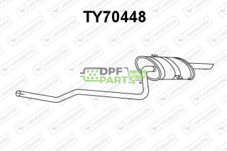 Tlumič TOYOTA - 174301B070  