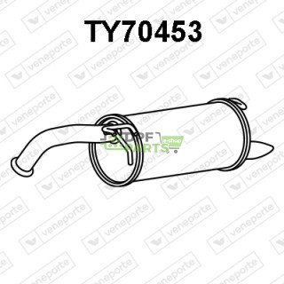 Tlumič TOYOTA - 174300N010 1743021030 1743021031