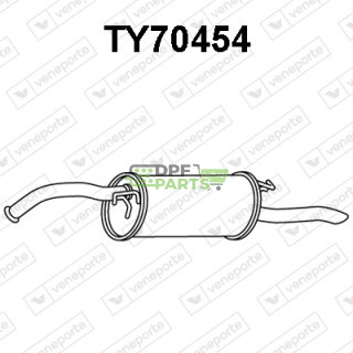 Tlumič TOYOTA - 1743021040  
