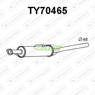 Tlumič TOYOTA - 1743002180 1743002181 1743002200