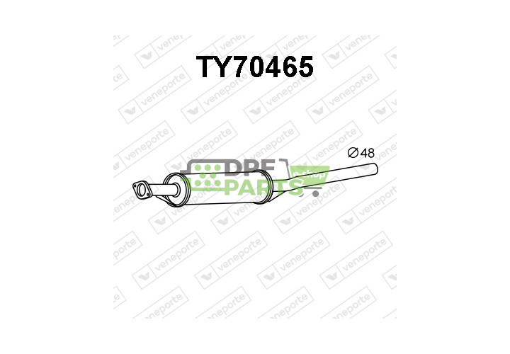 Tlumič TOYOTA - 1743002180 1743002181 1743002200