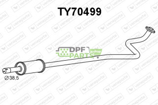 Tlumič TOYOTA - 174100J010 174100J020 174100J040