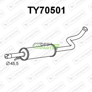 Tlumič TOYOTA - 1741021060 1741021070-S.F