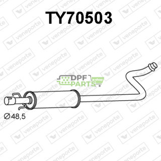 Tlumič TOYOTA - 1741021100 1741021110 1741021170